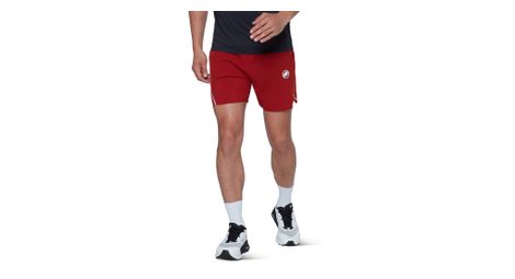 Pantalones cortos de running Mammut Aenergy rojos para hombre