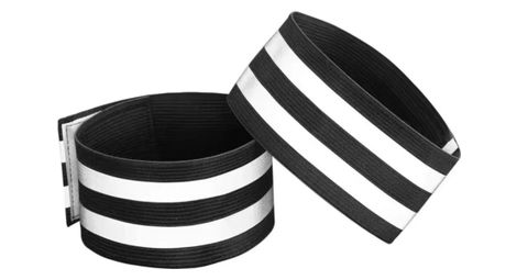 Lot de 2 brassards réfléchissants noires