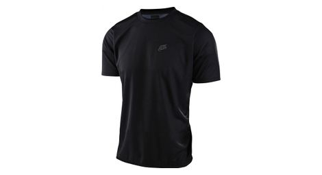 troy lee designs flowline short sleeve jersey black