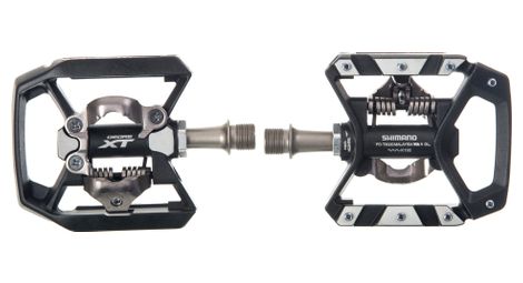 Ein Paar halbautomatische Pedale SHIMANO XT PD-T8000, schwarz