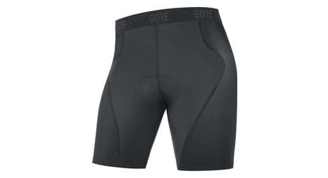 Gore apparel cycling c5 liner short tights + nero
