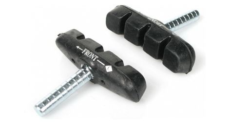 2 patins de frein a tige 55 mm