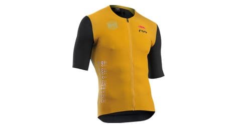 Northwave extreme evo short sleeve jersey yellow/black l
