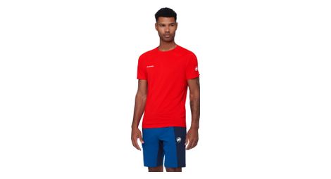 Maglietta tecnica Mammut Ducan FL rossa da uomo