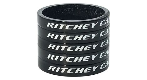 Distanziali serie sterzo ritchey glossy carbon black x5