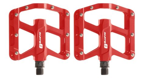 Par de pedales planos parts 8.3 criminal rojo