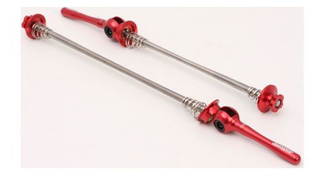 MSC Serrages de Roues Ultralight TITANE VTT Rouge