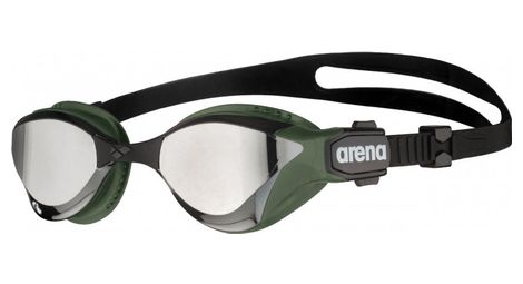 Arena cobra tri swipe mirror silver army lunettes triathlon