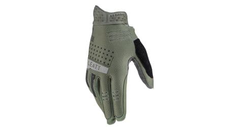 Leatt mtb 2.0 subzero green long gloves