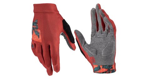 Leatt mtb 1.0 guantes largos rojo