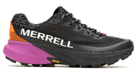 Merrell agility peak 5 trail shoes black/multicolour