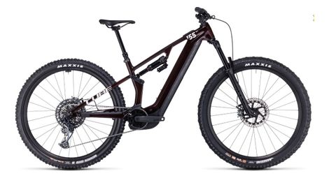 VTT Electrique Tout Suspendu  Stereo Hybrid One55 c 68x Slx 750 Sram gx Eagle 12v 750 wh 29   Rouge Liquid Carbon 2024