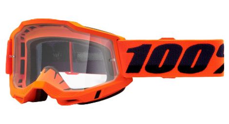 100% accuri 2 otg goggle | oranje | heldere lenzen