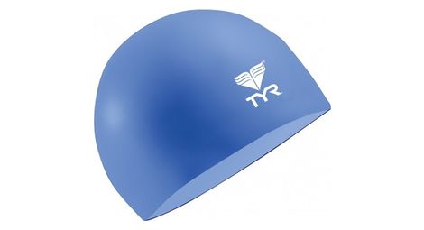 Cuffia da nuoto in lattice solido Tyr Blue