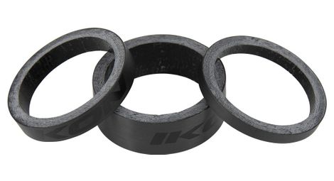 Ikon carbon headset spacers 1'' 3-5-10mm black