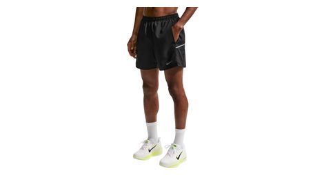 Short 2-en-1 Nike Miler 5in Noir Homme