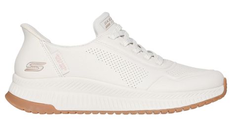 Chaussures Lifestyle Skechers Slip-ins Bobs Squad 4 Key Look Blanc Femme