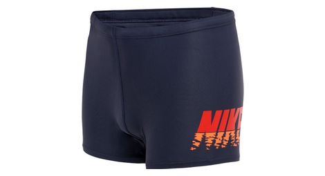 Maillot de bain boxer enfant nike swim square leg bleu