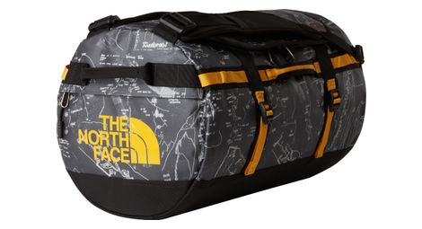Borsa da viaggio The North Face Base Camp 50L - S Grigio/Giallo