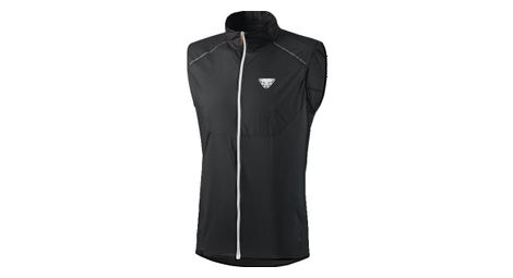 Chaqueta cortavientos sin mangas dynafit vert wind negra para hombre