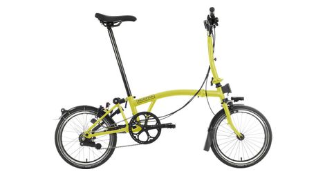 Velo pliant brompton c line explore mid brompton 6v 16 vert yuzu lime