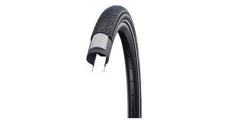 Pneu schwalbe road cruiser plus 20 tubetype rigide punctureguard green compound flancs reflex e-bike e-25