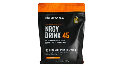Nduranz Nrgy Drink 45 Bevanda energetica all'arancia - 1200 g