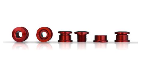 Ice kit de 5 vis cheminée r-bolt 8.5mm rouge