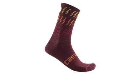 Paar castelli mid winter 18 socken rot