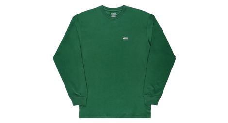T shirt manches longues vans left chest hit vert blanc