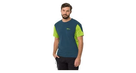 Camiseta técnica jack wolfskin narrows t azul