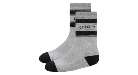 Chaussettes oakley b1b icon gris pack de 3 paires