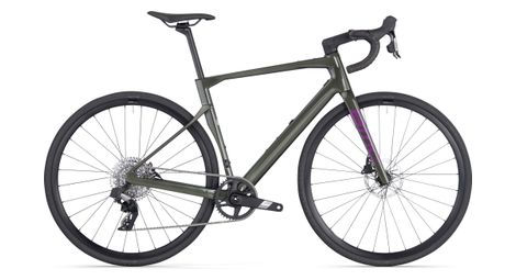 Bicicleta de carretera bmc roadmachine x three sram apex xplr etap axs 12s 700 mm acero verde