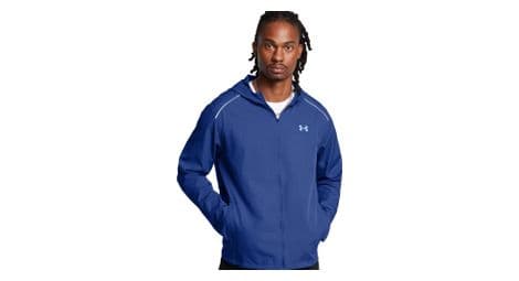 Veste coupe-vent under armour storm run bleu homme