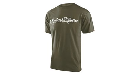 Camiseta de manga corta troy lee designs signature verde