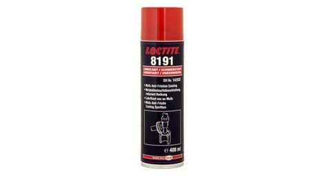 Lubrifiant sec loctite aerosol 8191