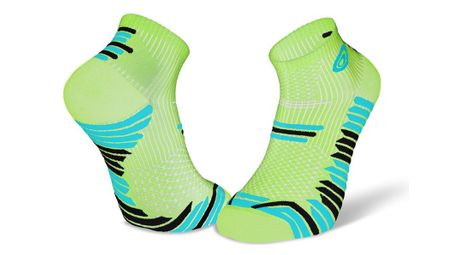 Chaussettes bv sport trail elite vert bleu