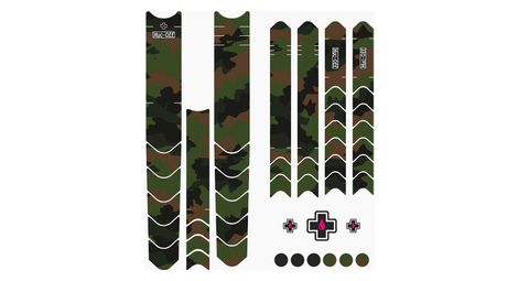 Kit de protección decuadro muc-off e-mtb camo