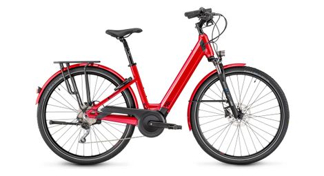 Velo de ville electrique moustache samedi 28 5 open shimano deore 10v 500 wh 700mm rouge 2023