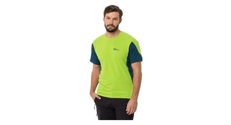 Camiseta técnica jack wolfskin narrows verde