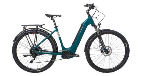 Bicicleta eléctrica híbrida bicyklet fabienne shimano deore 10s 625 wh 29'' teal 43 cm / 160-165 cm