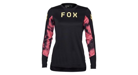 Maglia a maniche lunghe fox defend donna nero