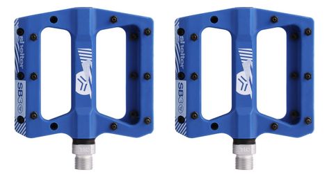 Sb3 shelter blue flat pedals