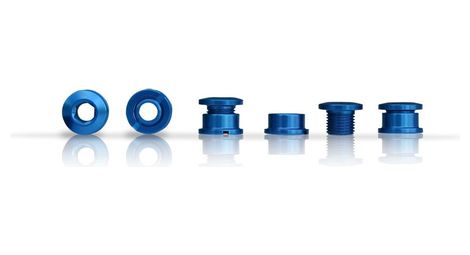 Ice kit de 5 vis cheminee r bolt 6 5 mm bleu