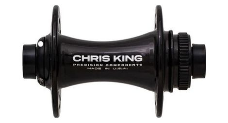 Chris king boost centerlock voornaaf | 28 gaten | boost 15x110 mm | zwart