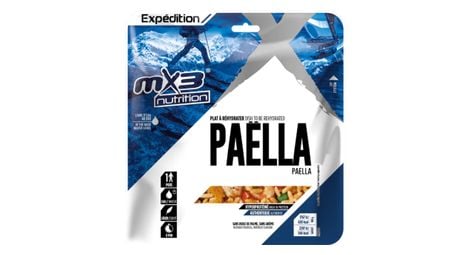 Comida liofilizada mx3 paella   130g