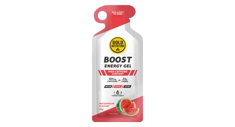 Gel énergétique goldnutrition boost energy gel pastèque - 40g