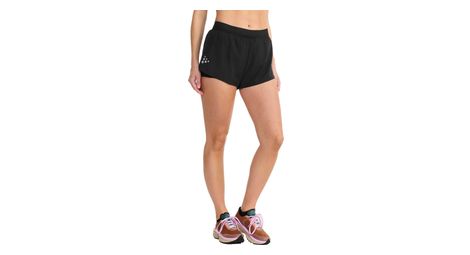 Short craft pro hypervent split noir femme