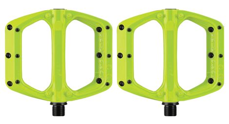 Coppia di pedali spank spoon dc lime flat