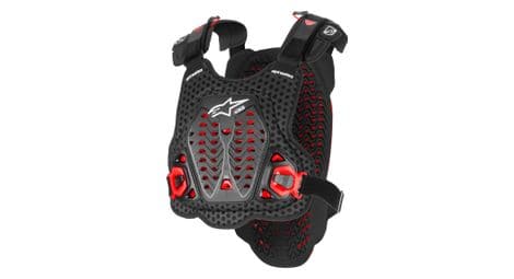 Chaleco protector alpinestars a-5 plasma negro/rojo